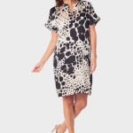 Hayvan desenli elbise